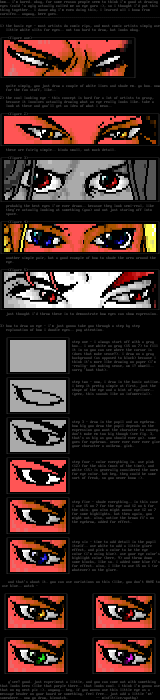 How to draw eyes by Misfit