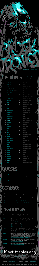 6733: 20th century blocks (members) by senior staff