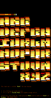 Blam! Font Set by Filth