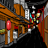 Cityscapes - Shinjuku Alley Tokyo by Whazzit