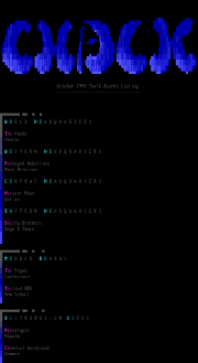 Chalk October 1994 Sites List by Chalk Collections