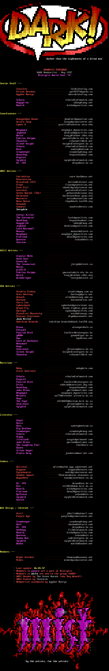 DARK Memberlist 05/97 by Multiple Authors