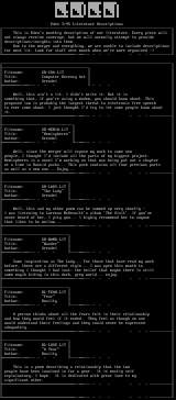 March 1995 Literature Descriptions by Eden