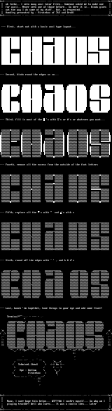 Ascii Tutorial by Piratebox