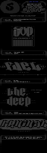 Ascii logos for pack 12 by Speed Freak