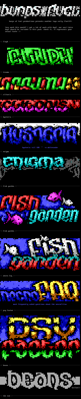 ansi logos pack 15 by burps