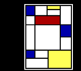 Mondrian by Picrotoxin