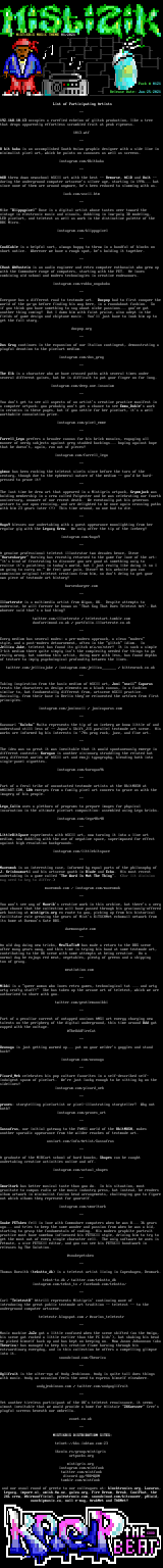 MIST0121 memberlist by Cthulu and CoaXCable