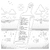 Message In A Bottle by Adel Faure