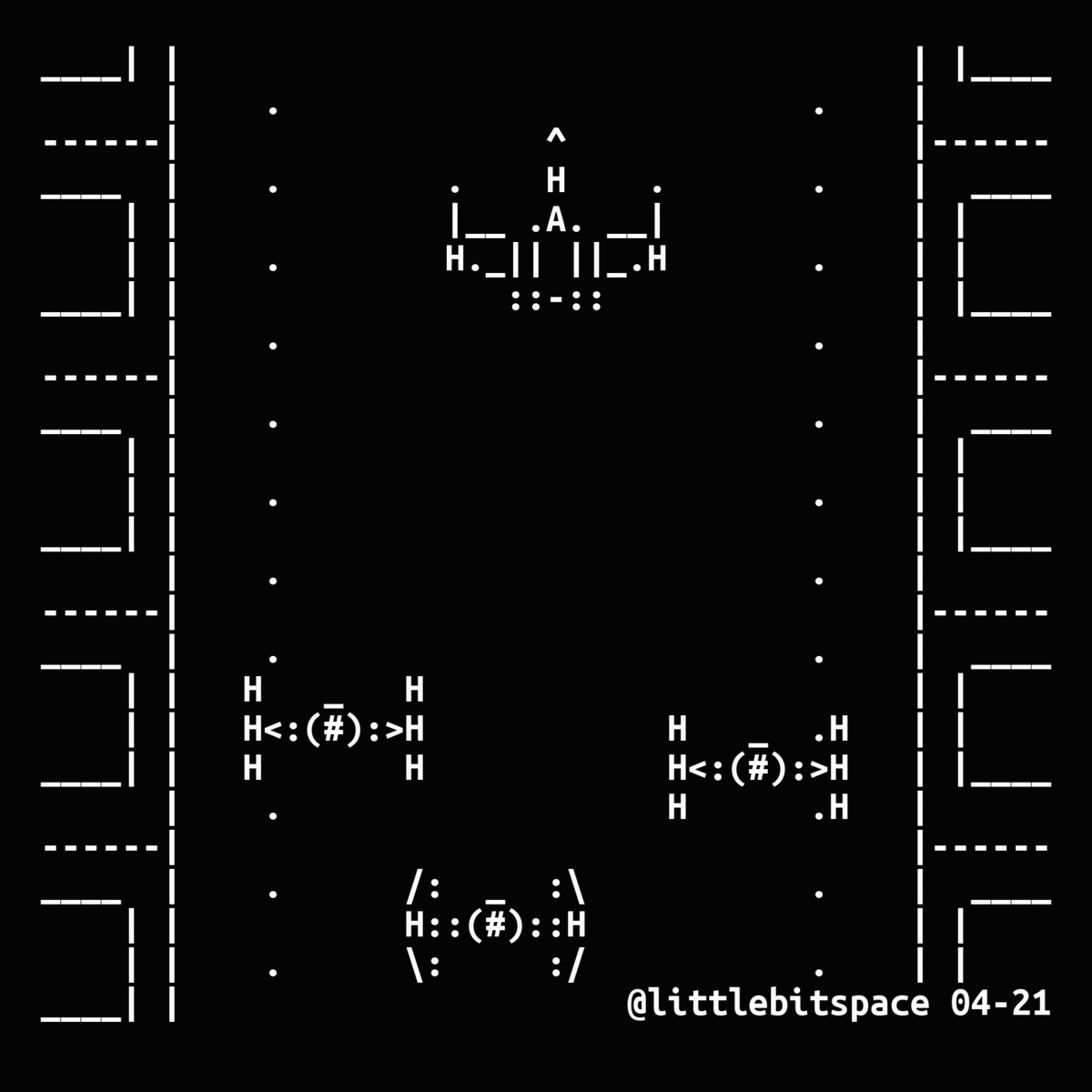 Death Star trench run by littlebitspace