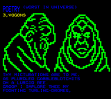 Vogon poetry by Horsenburger