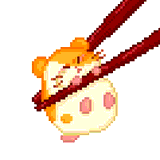 Hamster Chopsticks by Emme Doble