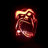 Great Owl Jack o' Lantern by Etana