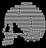 One-Line Skull by AtonalOsprey