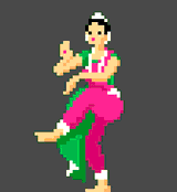 Bharatanatyam dance by 8bitbaba