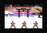 International Karate Snow by @C64_endings