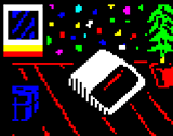 8-bit X-mas (teletext version) by Blippypixel