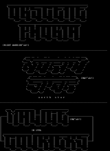 Ascii-logo cluster #1 by Night Warrior