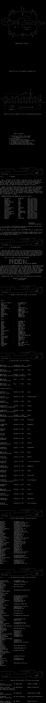 REMORSE Quarterly Newsletter by REMORSE1981