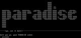 paradise ascii by arcanez