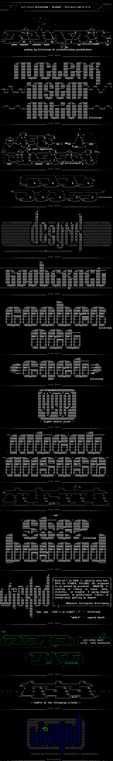 wicked ascii supremacy by bitstream